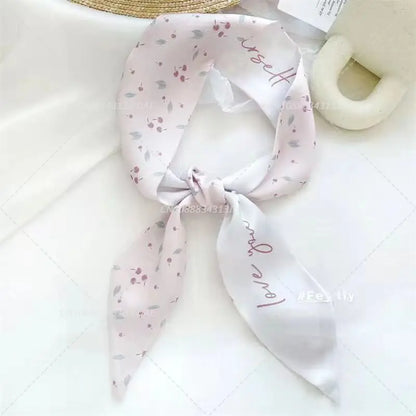 Silk Satin Scarf Bag Handle