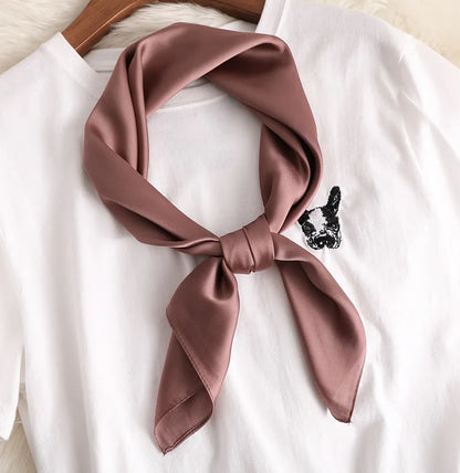 Satin Square Scarf – 17 Colors