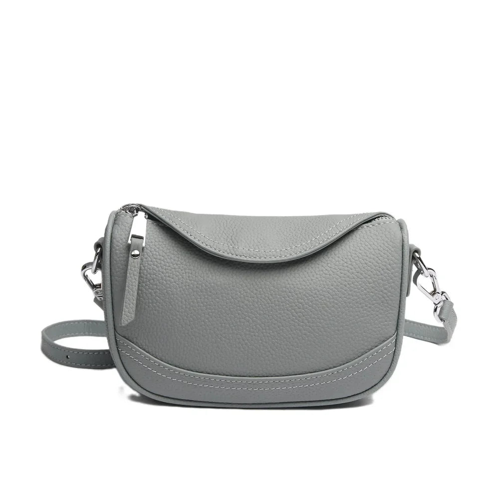Genuine Leather Saddle Shoulder & Crossbody Bag