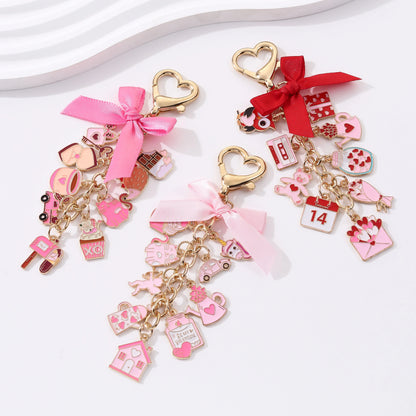 Love Letter Cake Keychain
