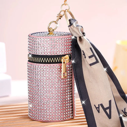 Rhinestone Lipstick Coin Purse