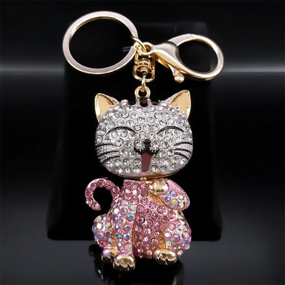 Crystal Rhinestone Keychains