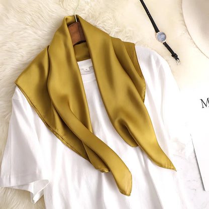 Satin Square Scarf – 17 Colors